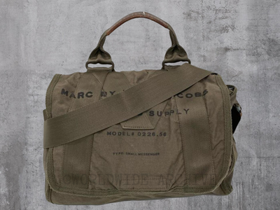 nico*新品未使用* MARC JACOBS Marc By Marc Jacobs Green 2011 Standard Supply Messenger Unisex