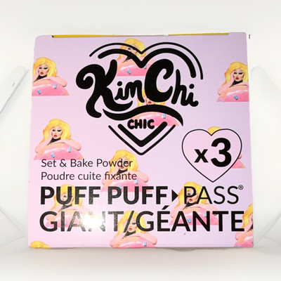 KimChi Chic Puff Puff Pass Giant Set & Bake Powder Translucent 2.82 oz PPPG01