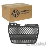 Diederichs KÜHlergrill Grill Schwarz Passend FüR Audi A4 B7 8E Rennsport-Look