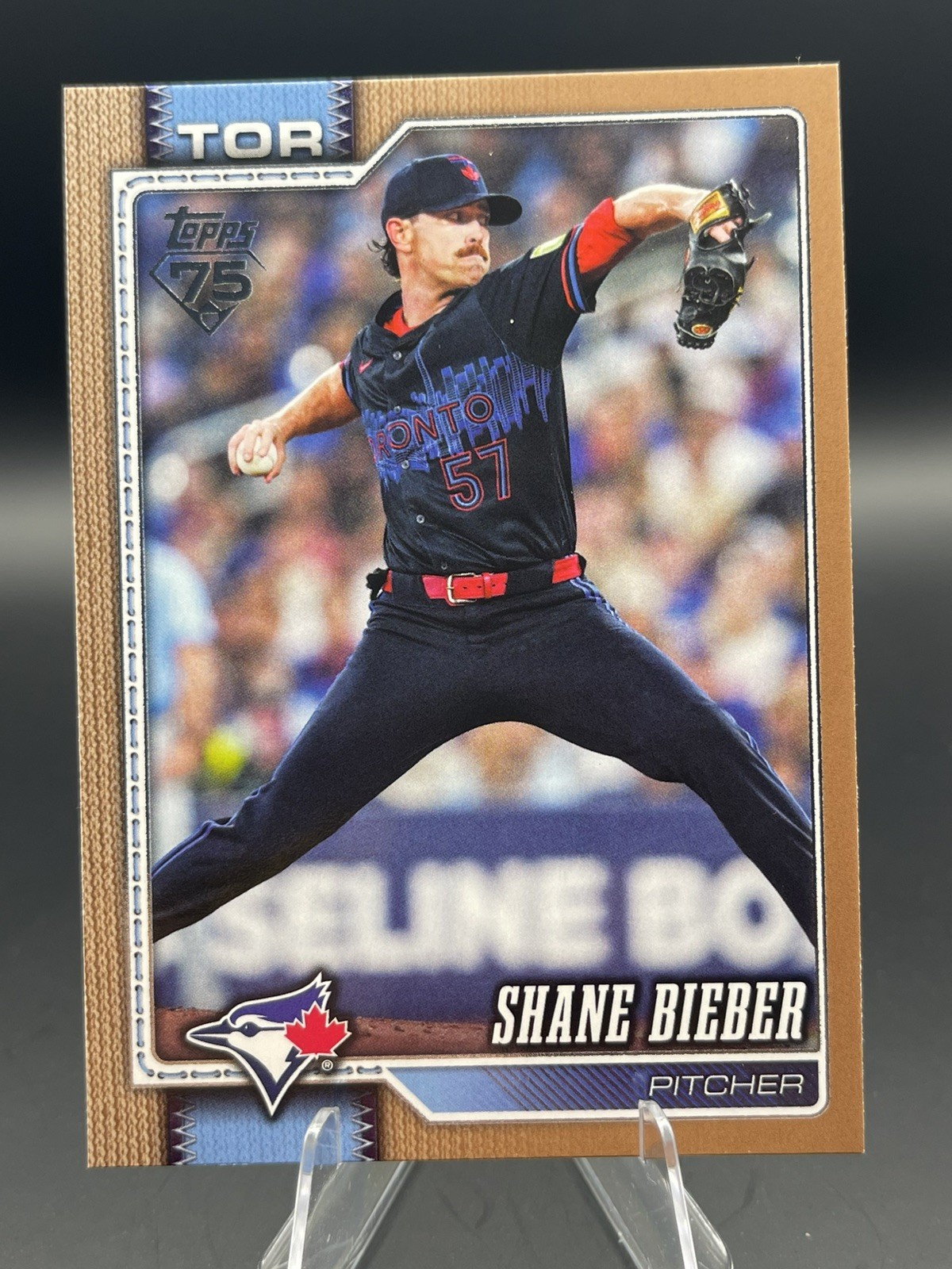 2026 Topps Series 2 Shane Bieber Gold /2026 Toronto Blue Jays 