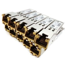 Lot of 10 Cisco 30-1410-04 GLC-T 1000Base-T SFP Transceiver Module Connector