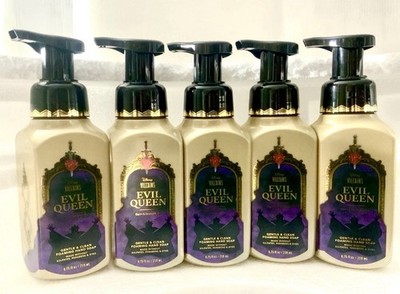 Lot of 5 Bath & Body Works Disney Evil Queen Foaming Hand Soap Villain 8oz