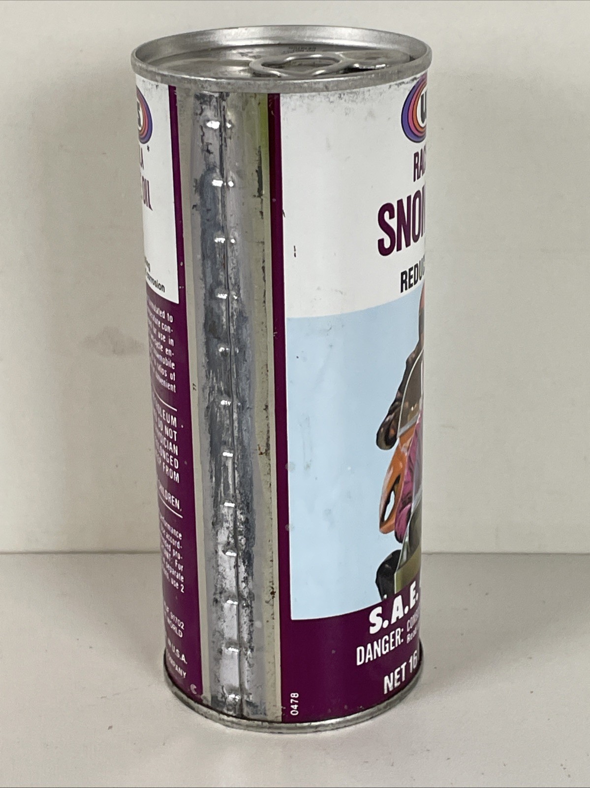 Wynn's Racing Formula Snomobile 16 Fl. Oz. Oil Vintage Unopened Can