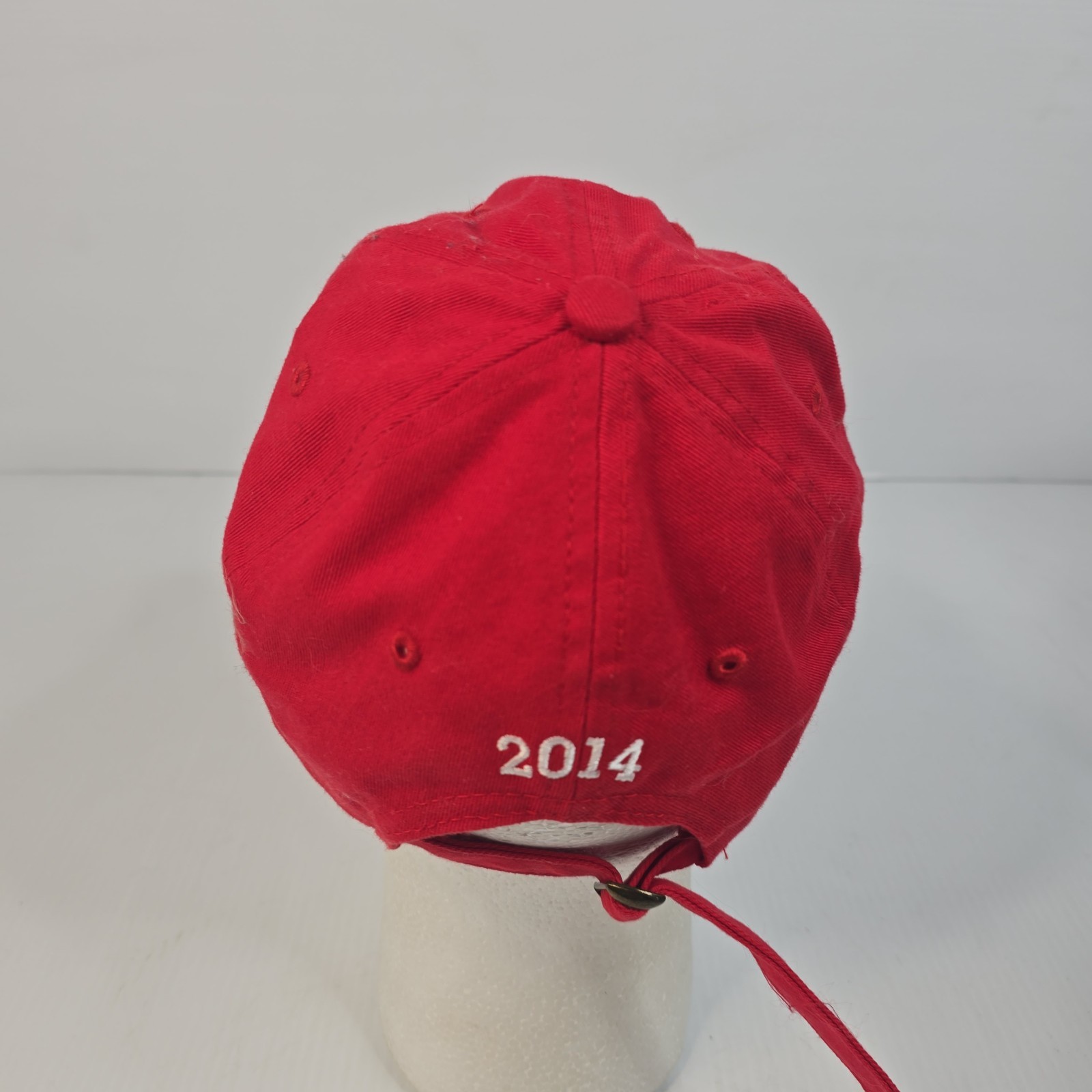 CustomInk 2014 Red Strapback Unstructured Basebal… - image 6