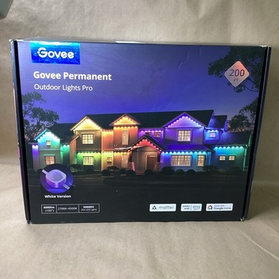 Govee Permanent Outdoor Lights Pro, 200ft with 120 RGBIC LED NEW/OPEN BOX ONLY