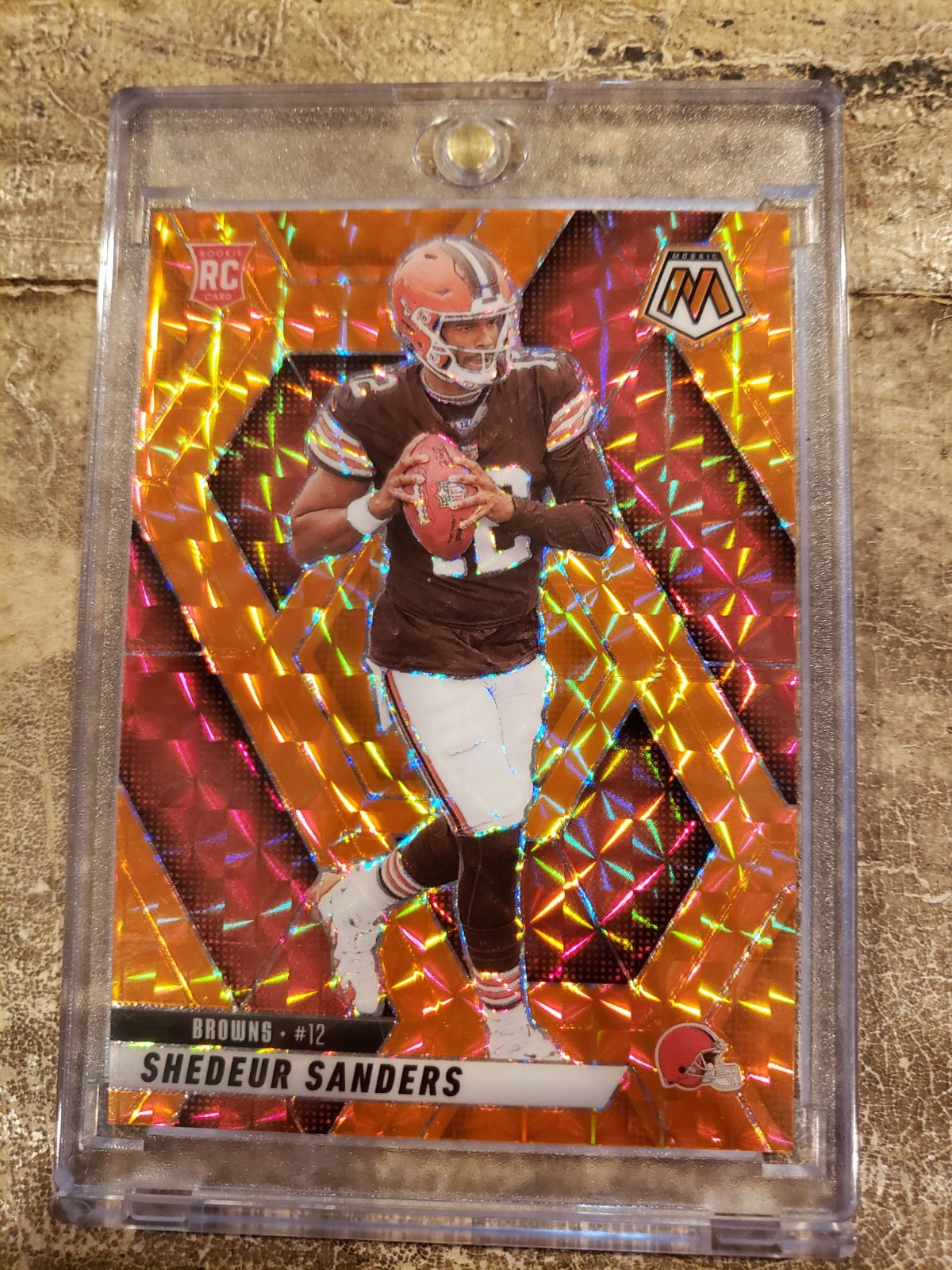 2025 Panini Mosaic Shedeur Sanders/199 Orange # 302