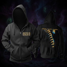 Hot Nine Inch Nails Hoodie zip Full size Band S-5XL Gifl