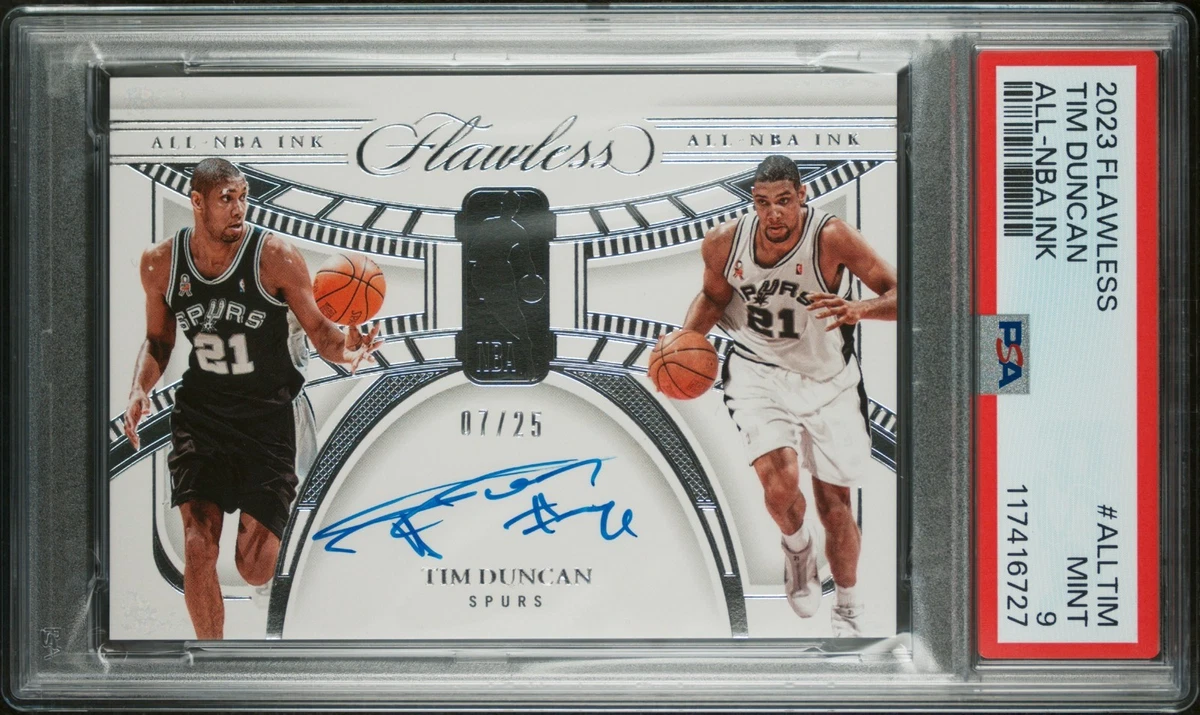 Tim Duncan 亲笔签名篮球卡| eBay