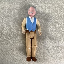 Vintage 1994 Fisher Price Loving Family Dollhouse Grandpa Man Figure