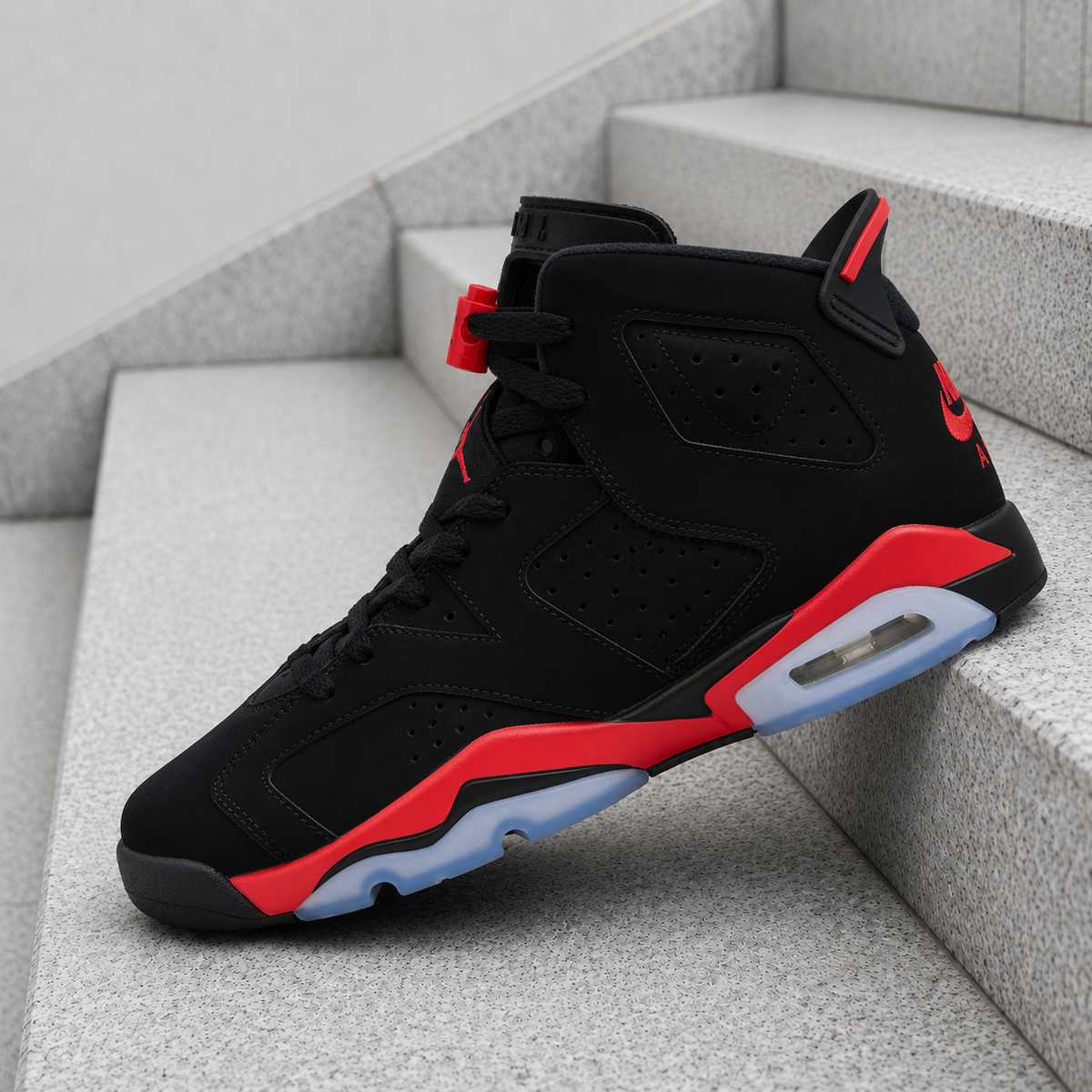 靴 Nike Air Jordan6 Retro Infrared Salesman Nike Air Jordan 6 Retro Infrared Salesman IQ1275-001 GS Youth