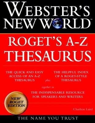 Webster's New World Roget's a-Z Thesaurus Paperback
