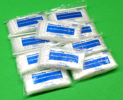 Sacchetti Trasparenti 2 Mil 1000 Sacchetti Trasparenti Richiudibili 1,5x1 Pollice (1.5"x1") - Spessore 2 Mil, Per Farmacia, Gioielli, Piccoli Oggetti Bustine Plastica Trasparente - Foto 2