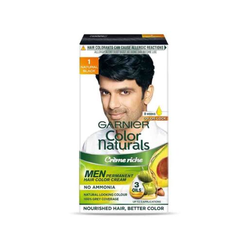 Crema para colorear el cabello Garnier color naturals hombre 30 ml + 30 g (Paquete de 2) - Imagen 2 de 13