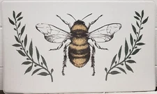 Anti-Fatigue Non Slip PVC Kitchen Floor Mat (18"x30") HONEY BEE & LEAVES, HL