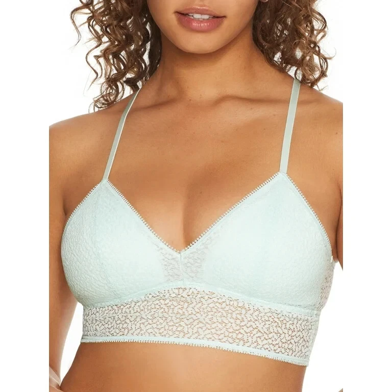 DKNY современный кружевной длинный бюстгальтер DK4021, размер M (36A-B, 34B-C) свежий, новый с Ярлыками - Изображение 4 из 4