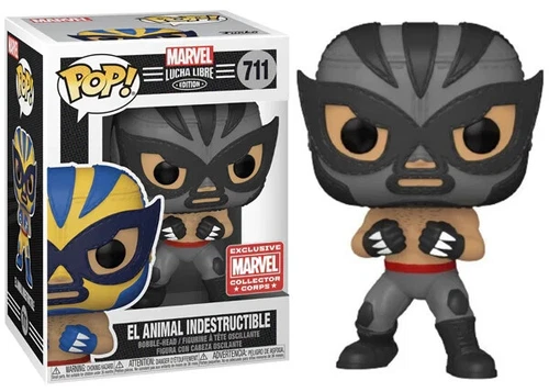 Funko Pop! Marvel: Edición Lucha Libre - El Animal Indestructible #711 - CC