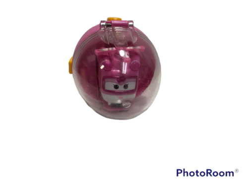 EUC Super Wings original catapulte œuf robot hélicoptère rose mini figurine jouet  - Photo 1 sur 4