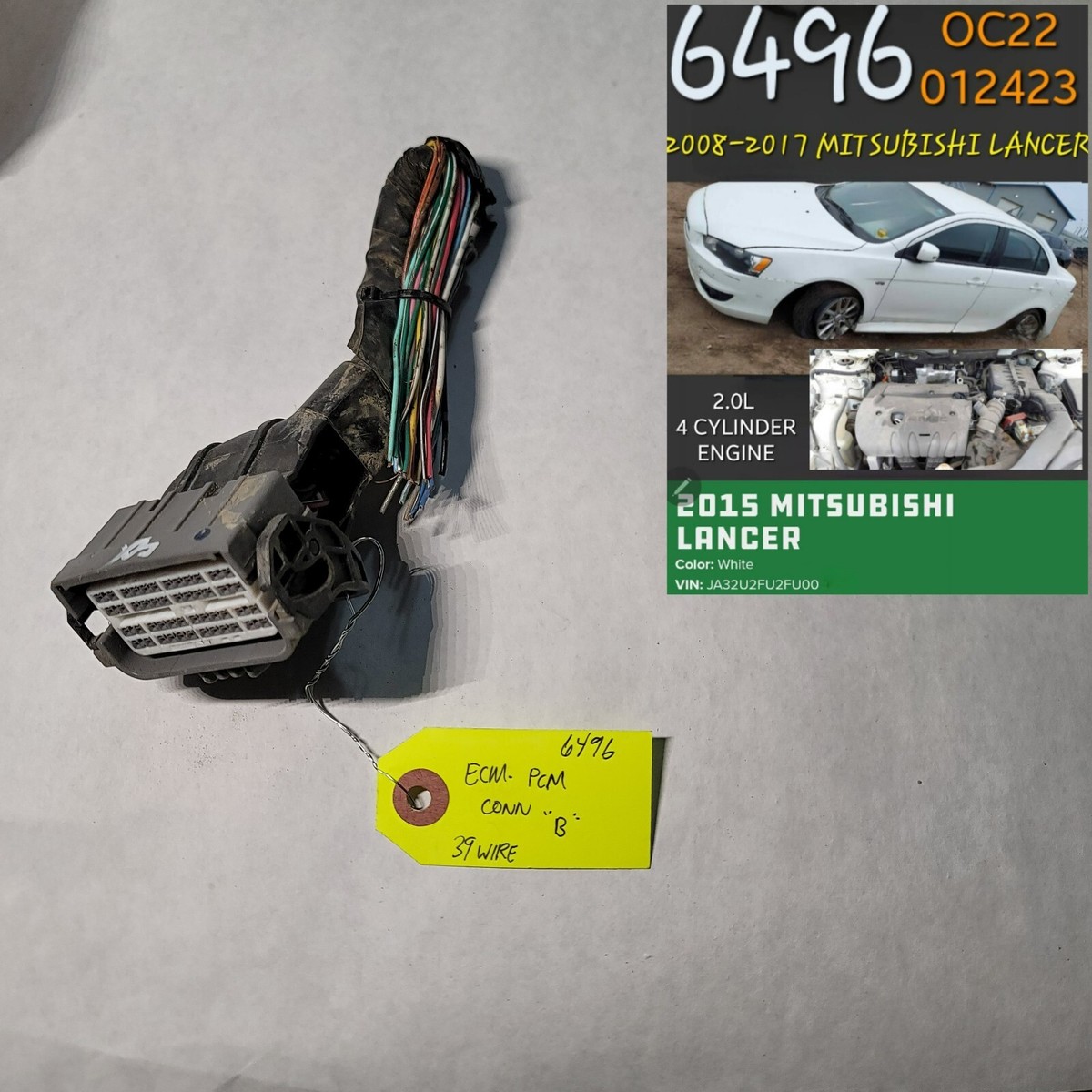 OEM 2008-2017 MITSUBISHI LANCER ECM PCM ENGINE COMPUTER B