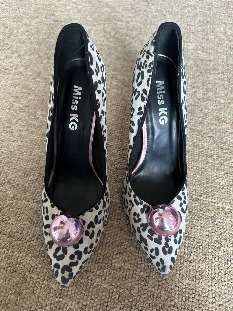 Miss kg top leopard print pumps
