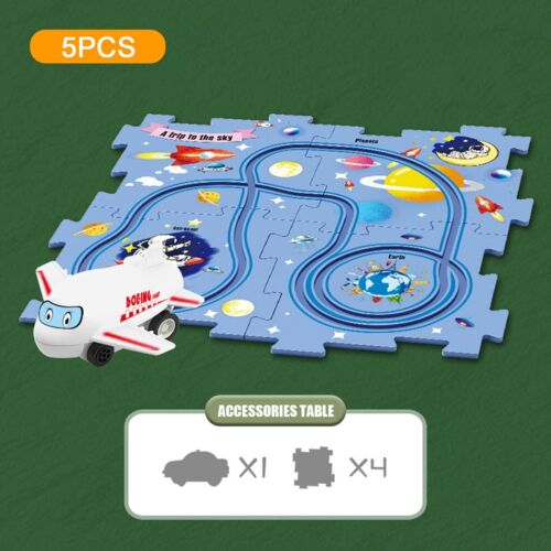 DIY Car Track Puzzle Play Set Preschool Educational Montessori KID XMAS Toy Gift - Picture 17 of 34