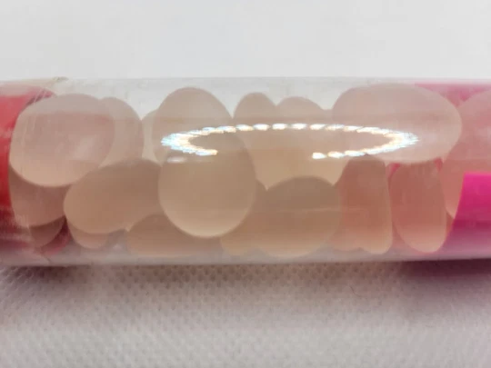 Crystal Pink Frosted Chessex Glass Gaming Stones. 40 Stones. 01194 B3G1 Free! - Image 3 of 3