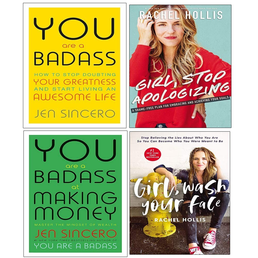 Jen Sincero, Hollis Rachel Unisex You Are A Badass At Making Money, Girl Stop Apologizing & More 4 Books Collection Set - Non Fiction - Paperback - Image 2