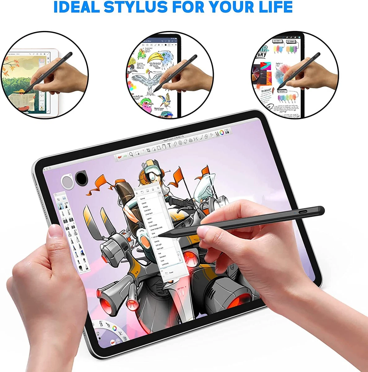 Zusatz vertiefen Annahmen, Annahmen. Vermuten tablet mit stylus Fischer