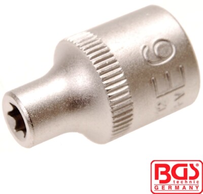 BGS Tools 3/8'' Socket For E-Star Screws E6 2712 CLEARANCE