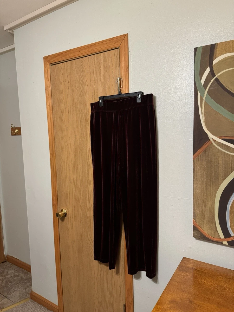 Pantalon Susan Graver Jambe Droite – Velours Côtelé Chocolat, Taille M, Neuf Sans étiquette