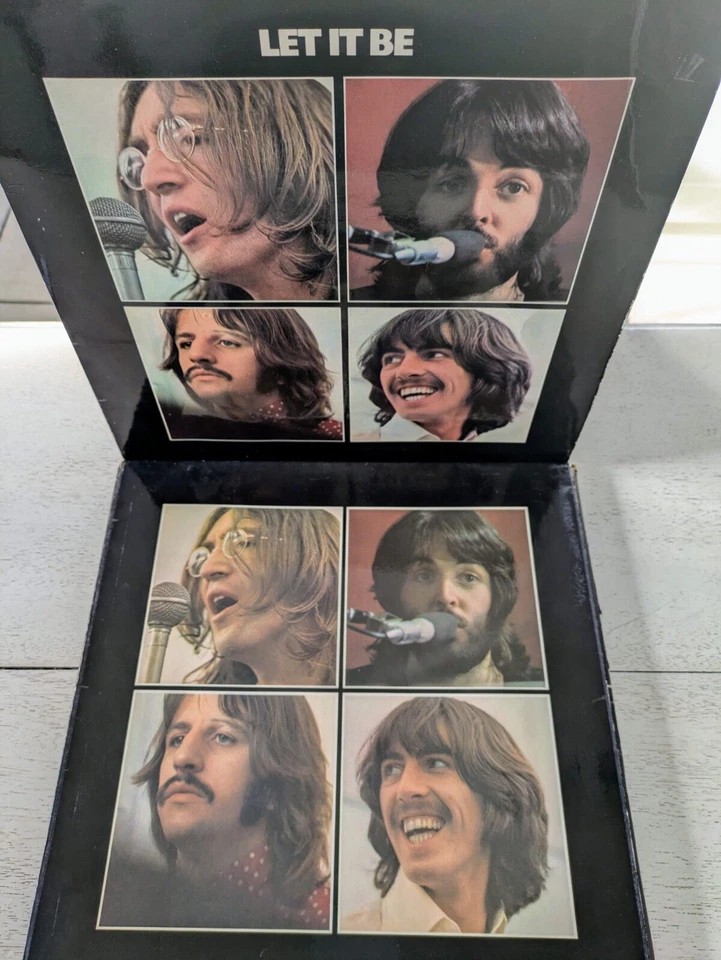 Beatles Let It Be 1970 PXS1 Box Set +book +tray Red Apple 2U 2U COMPLETE Tested - Image 2 of 4