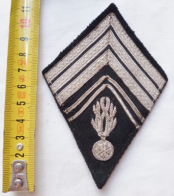 INSIGNE TISSU LOSANGE MOD. 1945 1° RSA RÉGIMENT SPAHIS