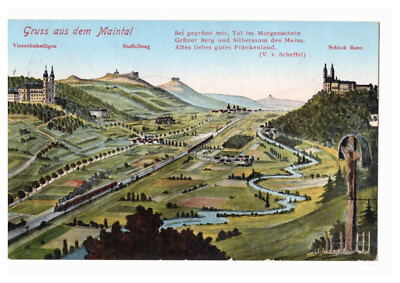  Maintal Gruss aus dem Eisenbahn AK