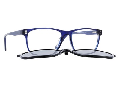 Montatura Unisex Con Clip-on Da Sole A Calamita Polarizzato