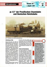 Baureihe: 56 0, 2 - pr. G 7 3 Preußische Staatsbahn - Datenblatt