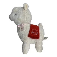 Kellytoy “You Are Llamazing" Llama White Stuffed Animal Plush Pal 17” Tall