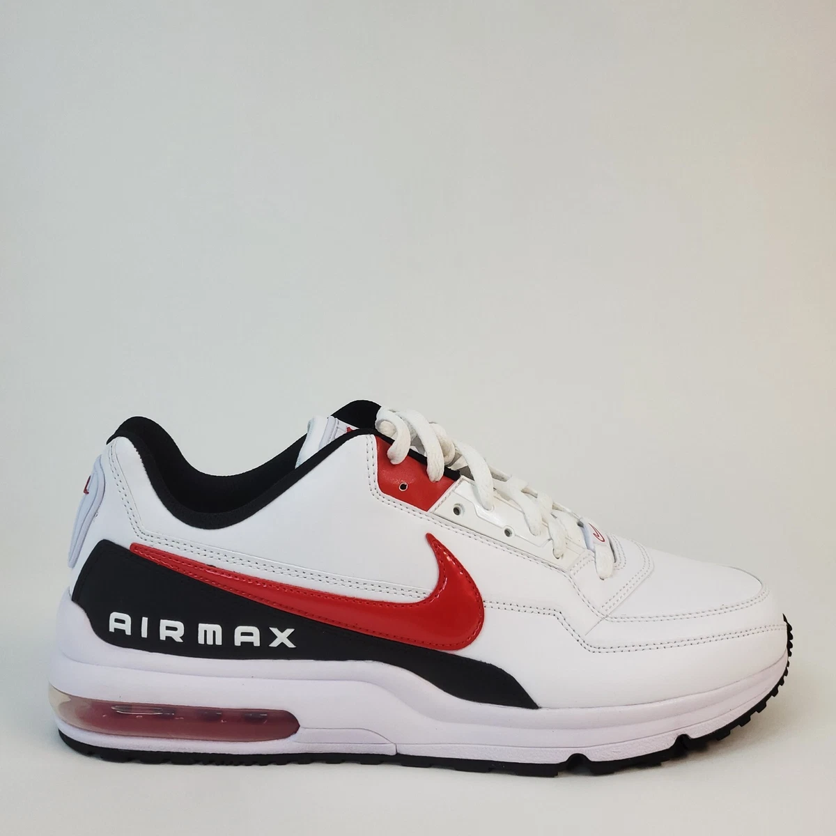 Men\'s Sizes Nike Air Max LTD 3 White/University Red-Black (BV1171 100) USA Nike Air Max LTD Mens Lifestyle Shoe White Red Black BV1171  main image 3