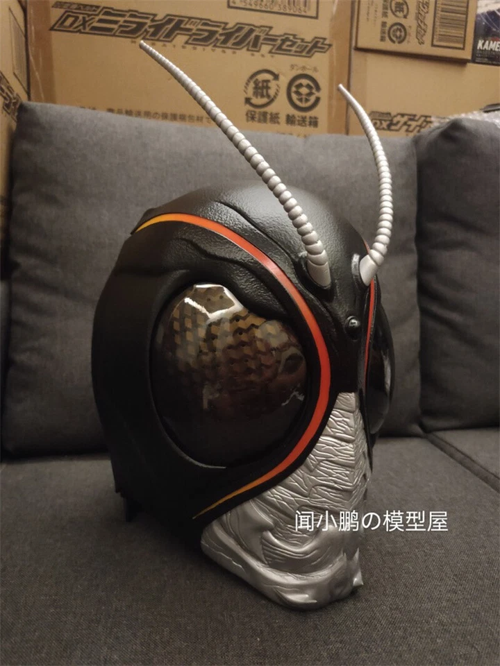 Customize Kamen Rider Black Sun Cosplay 1:1 Wearable LED Resin Helmet Halloween - Image 2 of 4