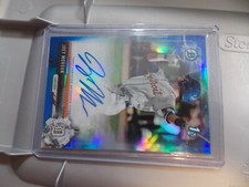 2017 Bowman Chrome Joey Morgan Blue Refractor Auto Autograph #142/150 