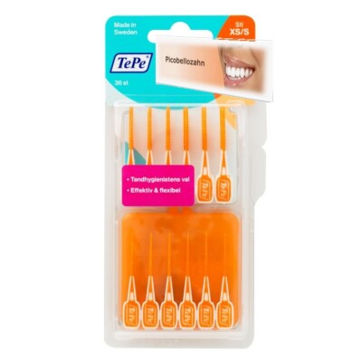  TePe Easy Pick Interdentalbürsten XS/S orange a 36 Stück 