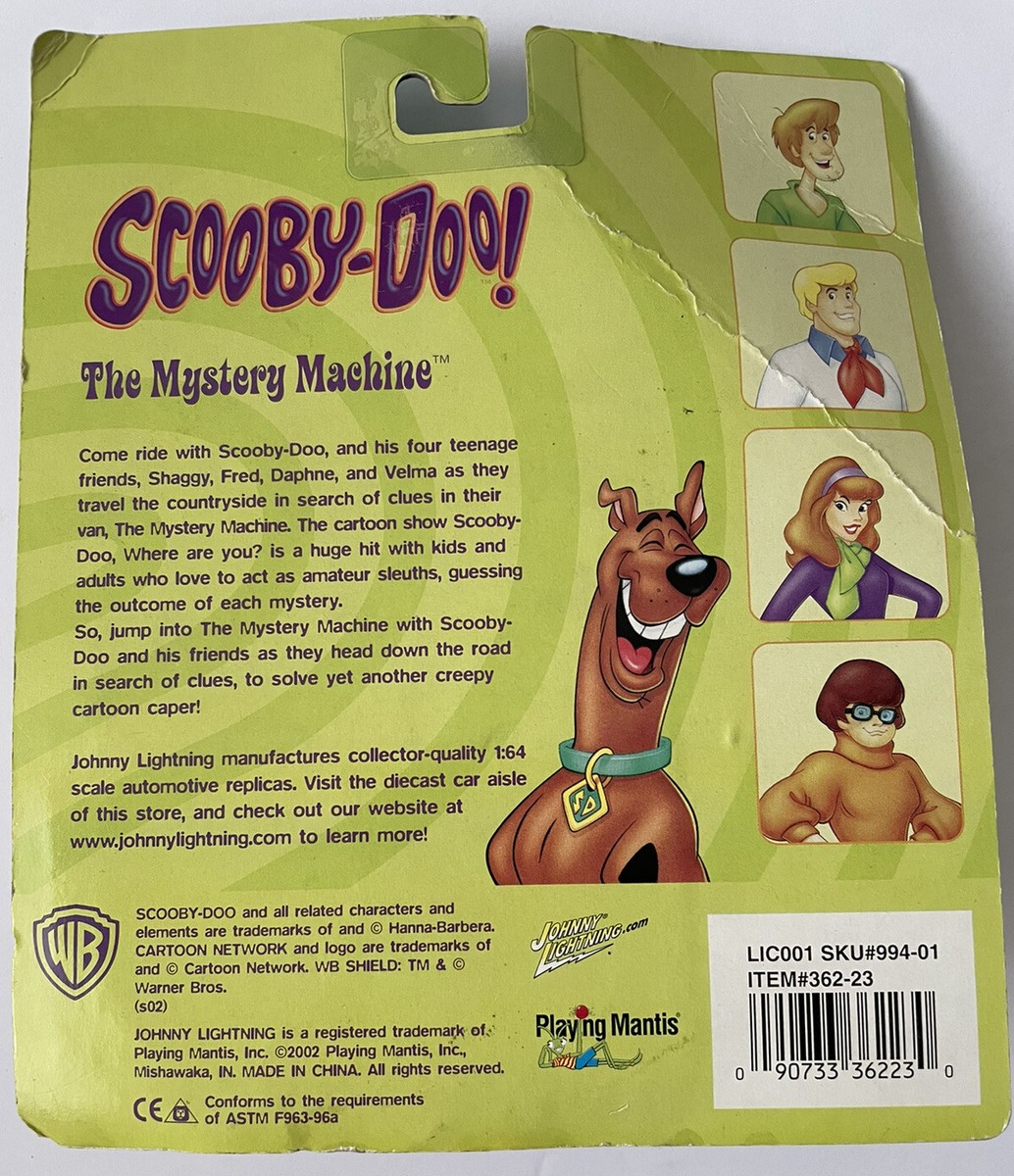 Scooby Doo The Mystery Machine - Diecast, 2002 - Johnny