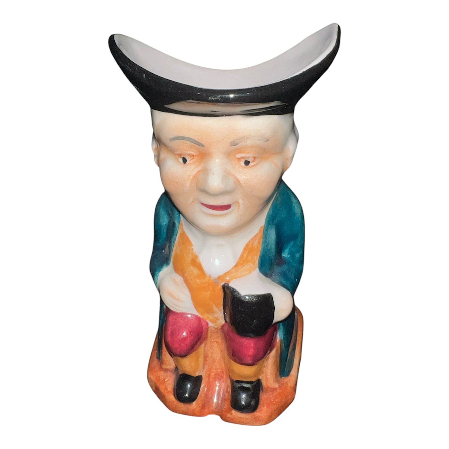 GENUINE STAFFORDSHIRE TOBY JUG S/S by SHORTER&SON SITTING GENT.SZ-5.25