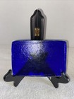 Paper Weight Fused Glass Art Forte Butterfly In Cobalt Blue Glass 5 7/8 X 3 7/8 — photo 5