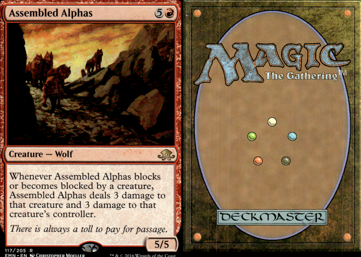 Assembled Alphas 2x FOIL EMN MTG Eldritch Moon Rare MINT red Assembled Alphas 2x FOIL EMN MTG Eldritch Moon Rare MINT red