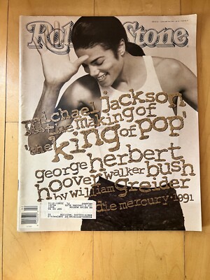 Rolling Stone Magazine Issue 621 January 9,1992 Michael Jackson Freddie Mercury