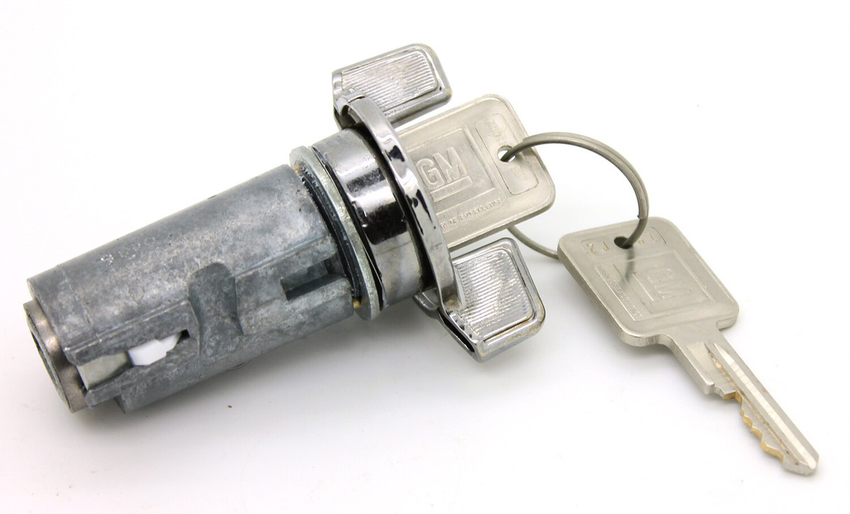 ちーず NOS Ignition Switch Cylinder for Chevrolet 78-96 W Keys GM Logo
