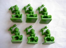 #D581 Dungeons and Dragons Boardgame Parker 2003 Spares - Goblin Figures x 6