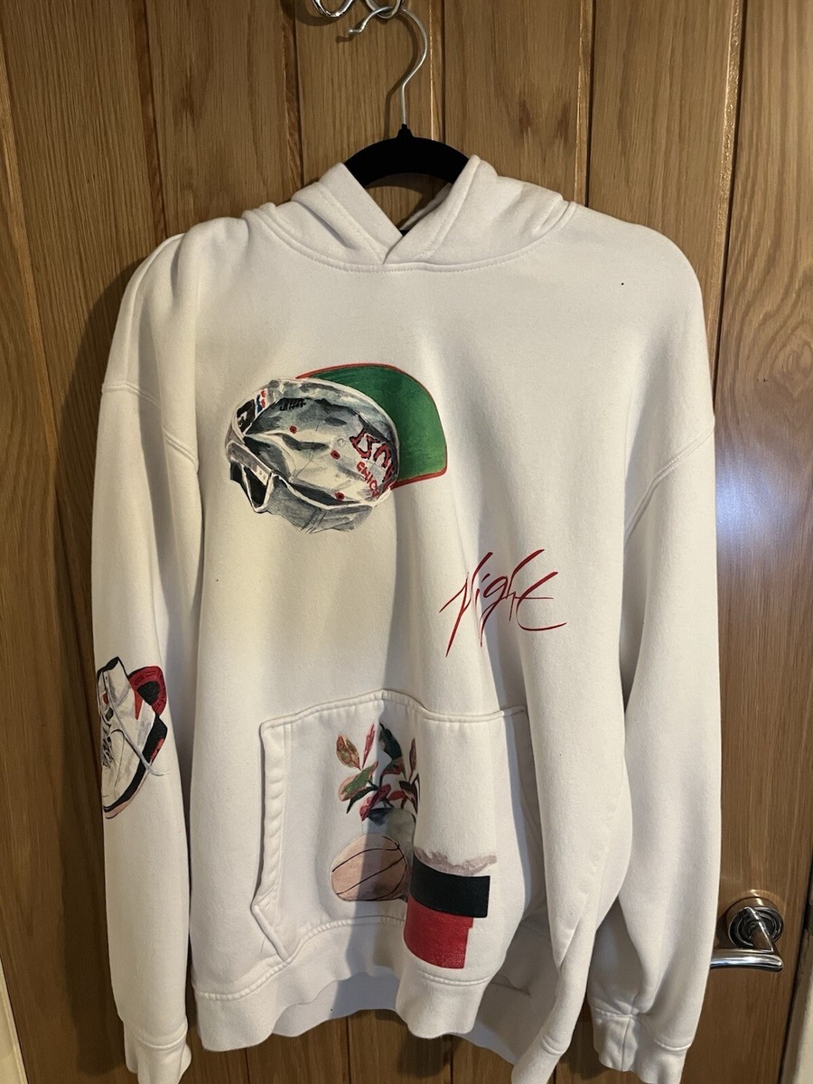 jordan white hoodie mens