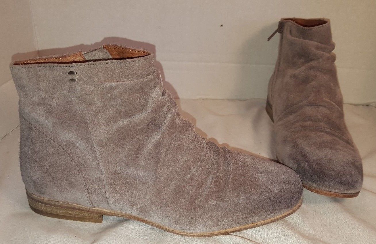 NEW FREE PEOPLE X JEFFREY CAMPBELL SPEIR LIGHT GREY SUEDE ANKLE BOOTS WOMEN'S 7 NEW FREE PEOPLE X JEFFREY CAMPBELL SPEIR LIGHT GREY SUEDE ANKLE BOOTS WOMEN'S 7