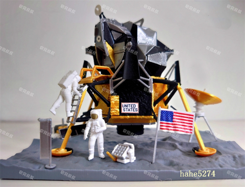 Apollo 11 modulo lunare Apollo 1/72 1/48 scala 1/48 giocattolo scena modello astronauta - Foto 16 di 31