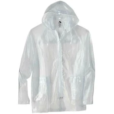 Augusta Professional Quality CLEAR Adult Rain Coat - Size M